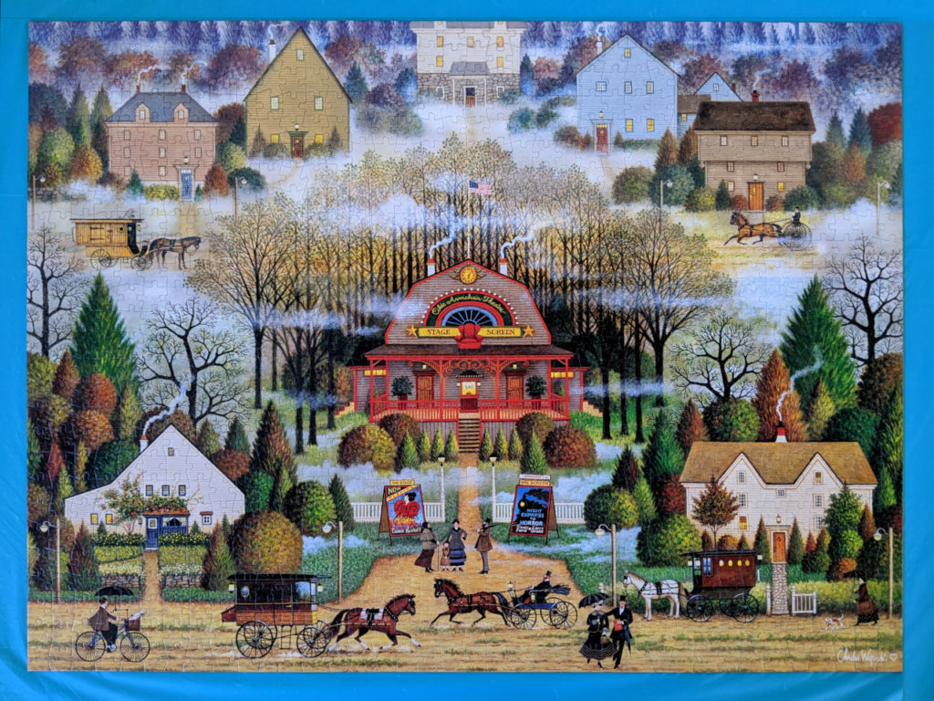 Melodama in the Mist by Charles Wysocki, a 1000 piece puzzle from Buffalo Games